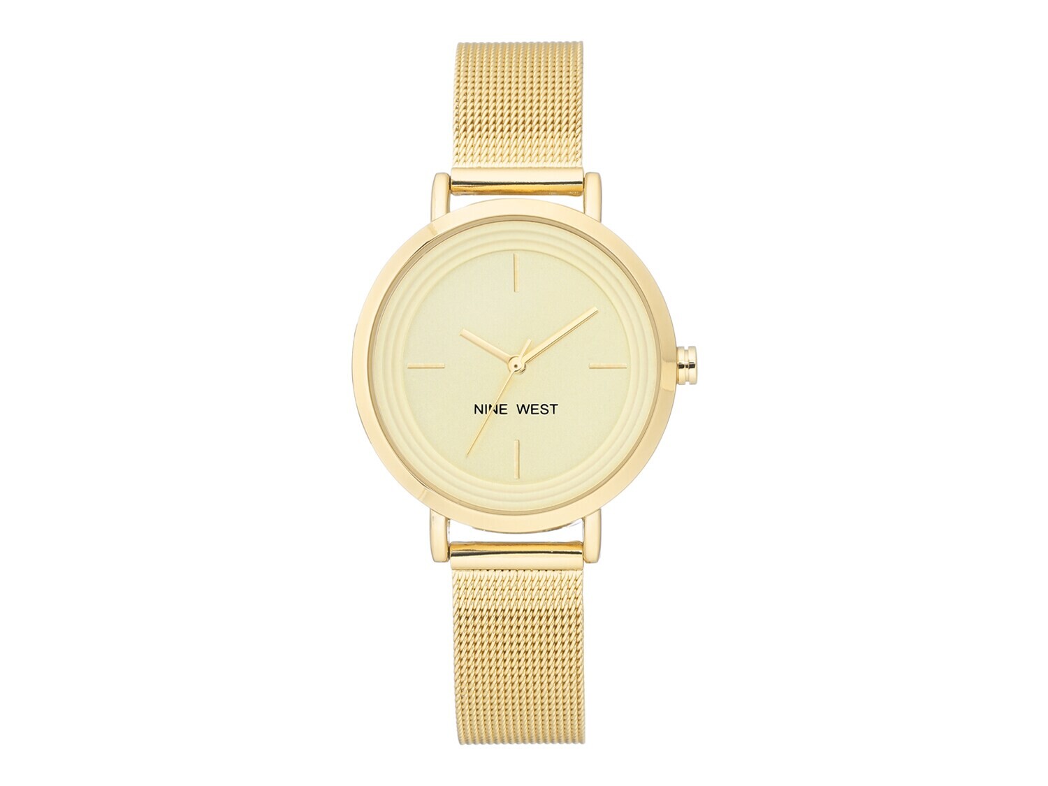 

Минималистичные плетеные часы Nine West — ФИНАЛЬНАЯ РАСПРОДАЖА, золото