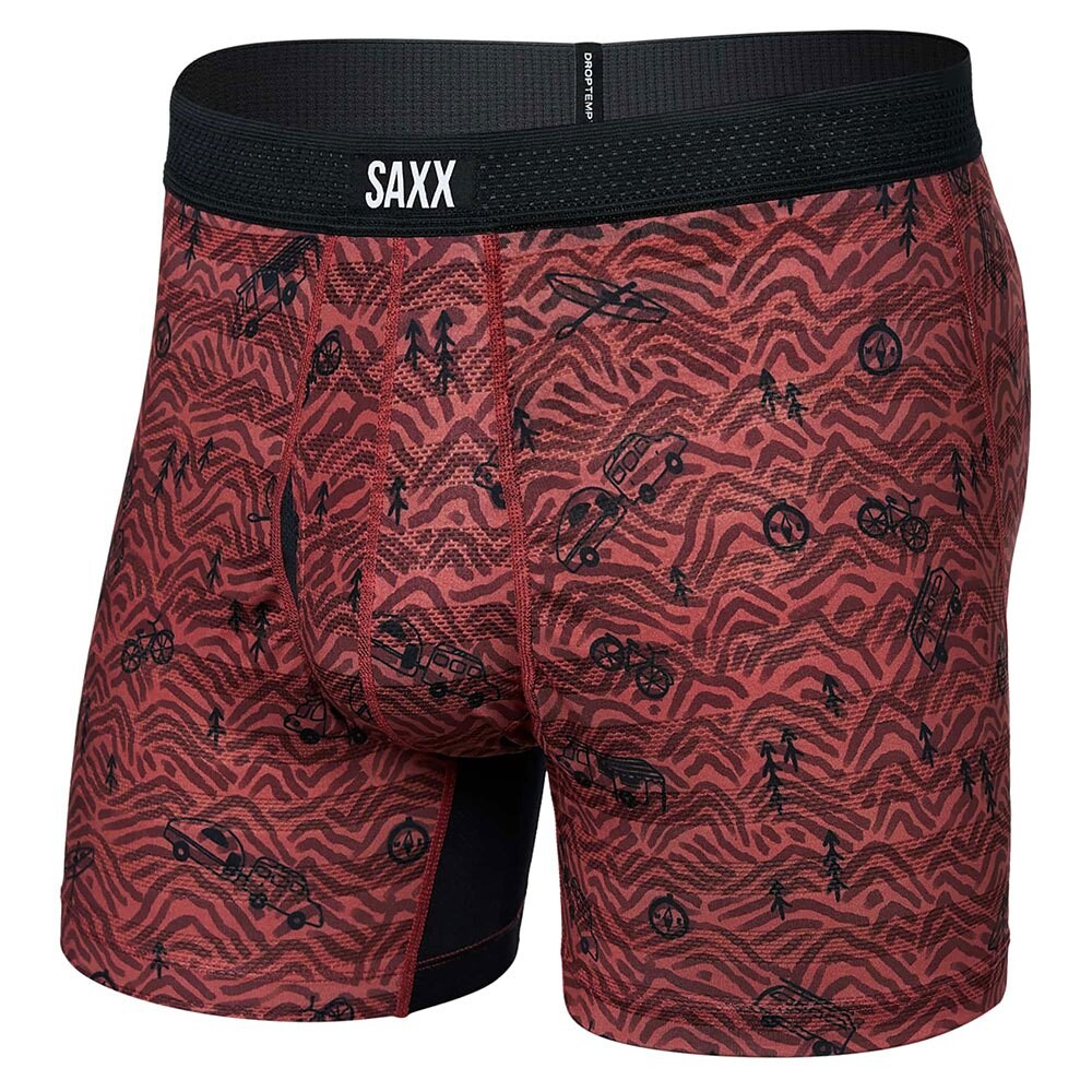 

Боксеры SAXX Underwear Droptemp Cooling Mesh, красный