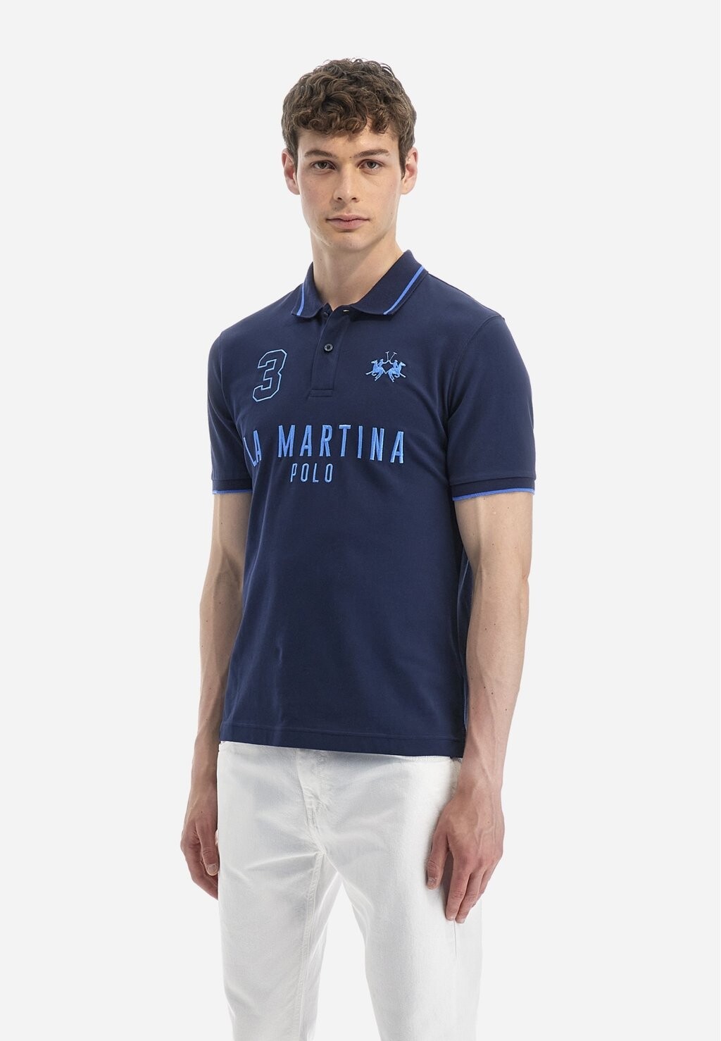 

Поло Short Sleeve La Martina, темно-синий