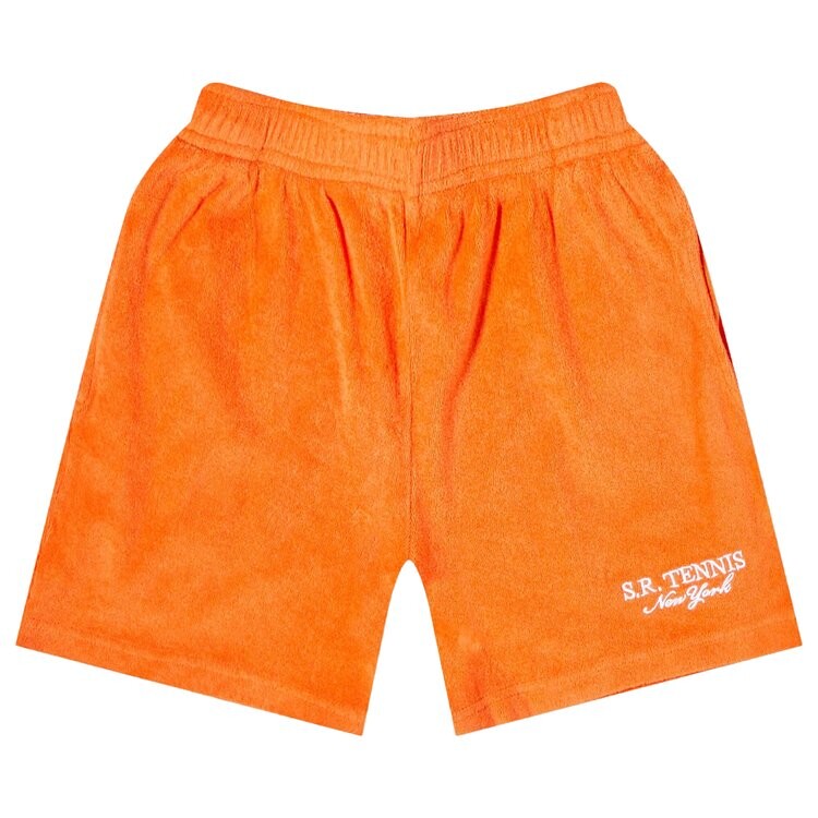 

Шорты Sporty & Rich Sport Terry 'Pomodoro/White', оранжевый