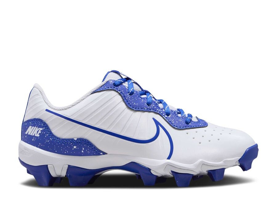 

Кроссовки Nike Alpha Huarache 4 Keystone GS, цвет White Hyper Royal Splatter
