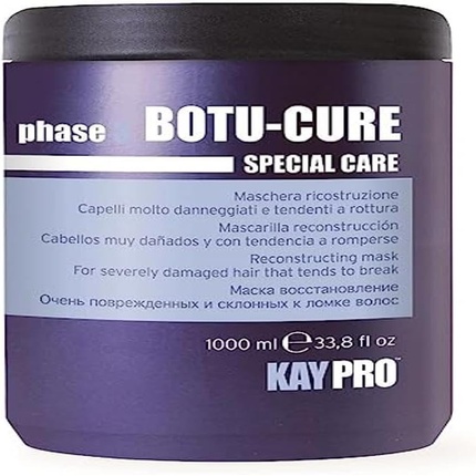 Kepro Botu-Cure Восстанавливающая маска с растительными пептидами для сильно поврежденных волос 1000мл, Kay Pro