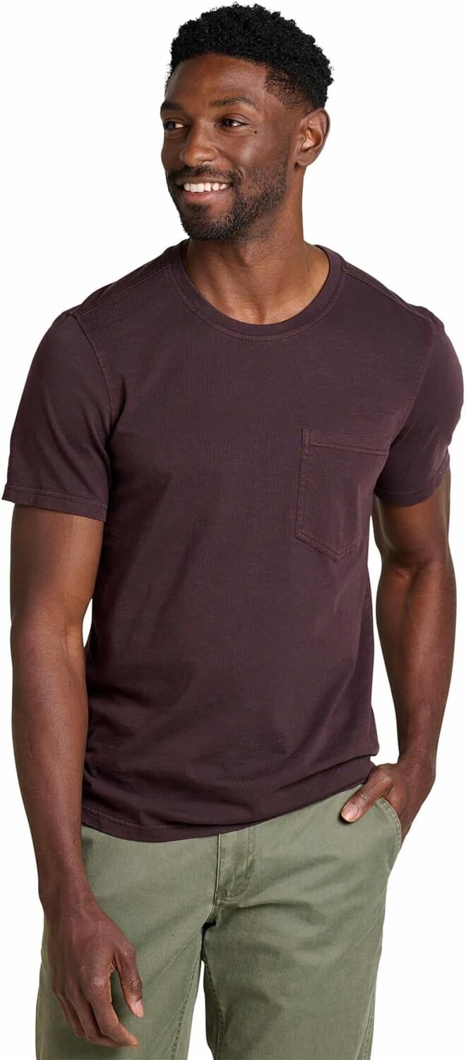 

Футболка Toad&Co Primo Short Sleeve Crew, цвет Carob