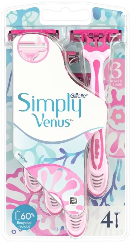 

Gillette Simply Venus женская бритва, 4 шт.