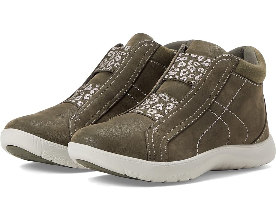 

Кроссовки Clarks Adella Bend, цвет Dark Olive Textile
