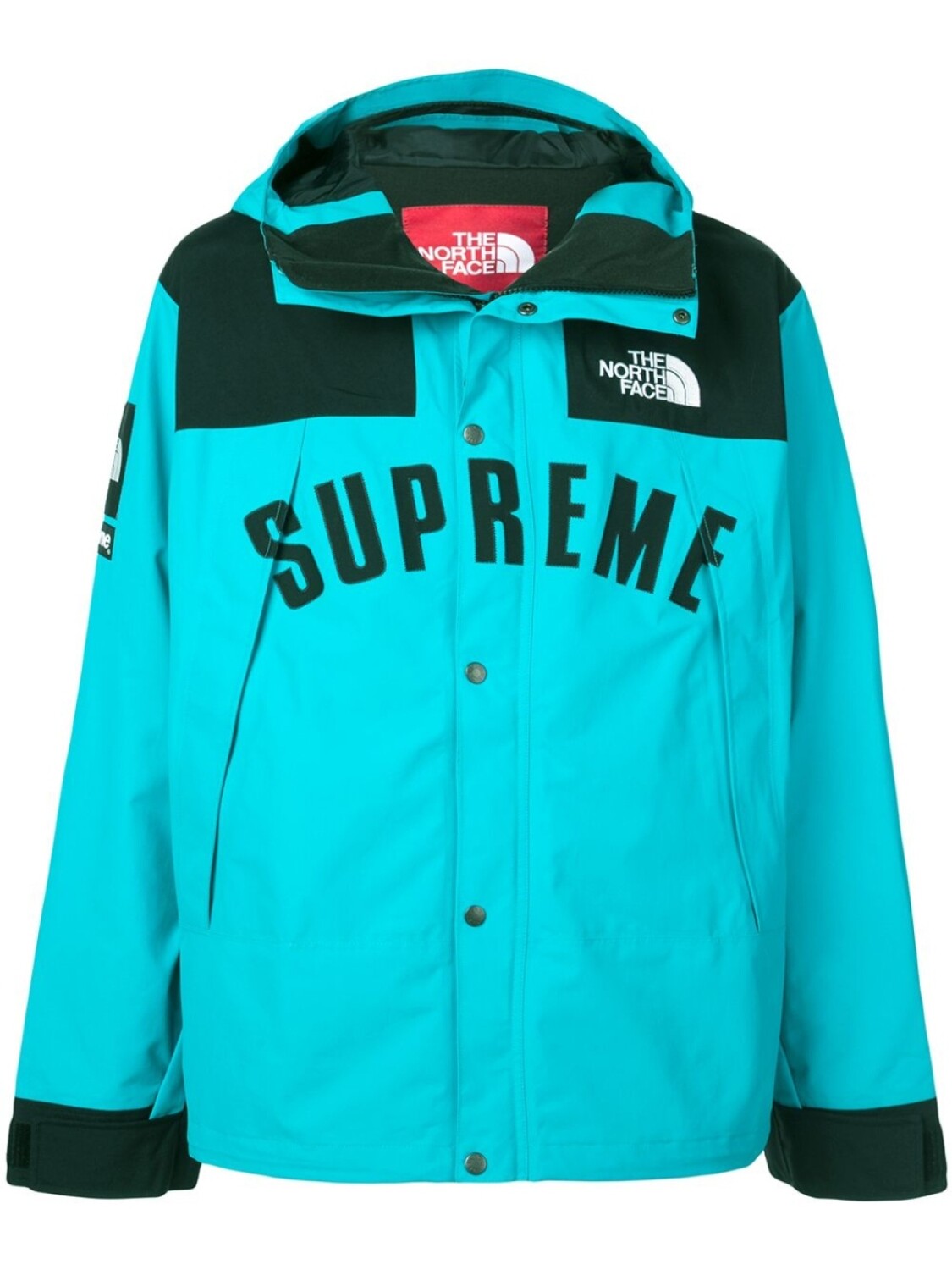 

Supreme непромокаемая куртка с логотипом, синий