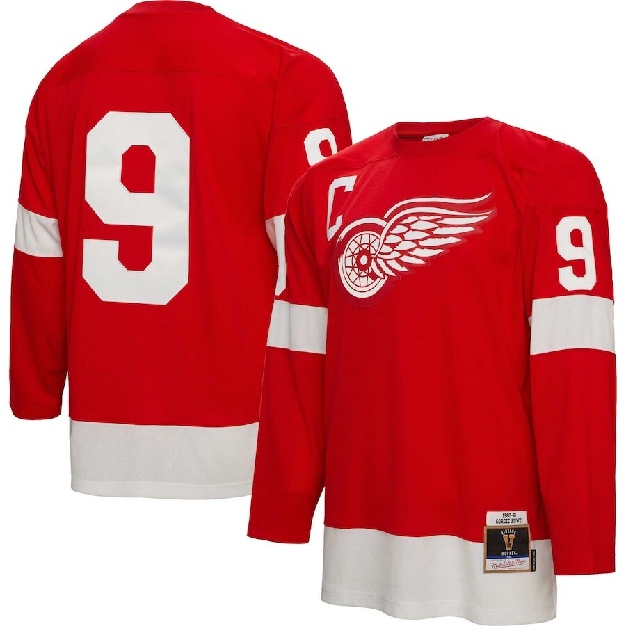 

Джерси Mitchell & Ness Detroit Red Wings, красный