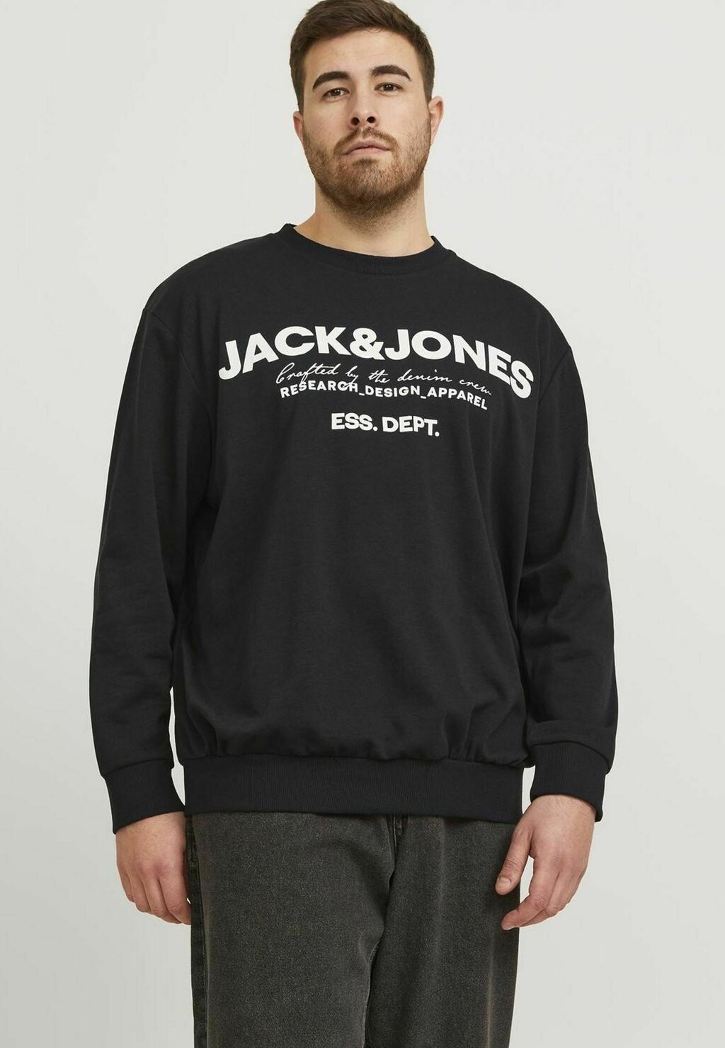 

Толстовка Plus Size Gedruckt Jack & Jones, черный