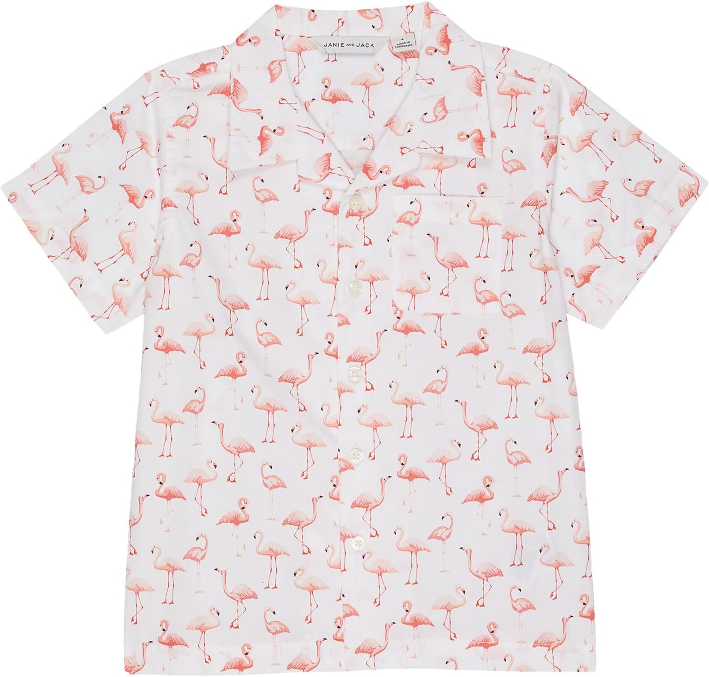 

Футболка Janie and Jack Flamingo Tee, цвет Multicolor