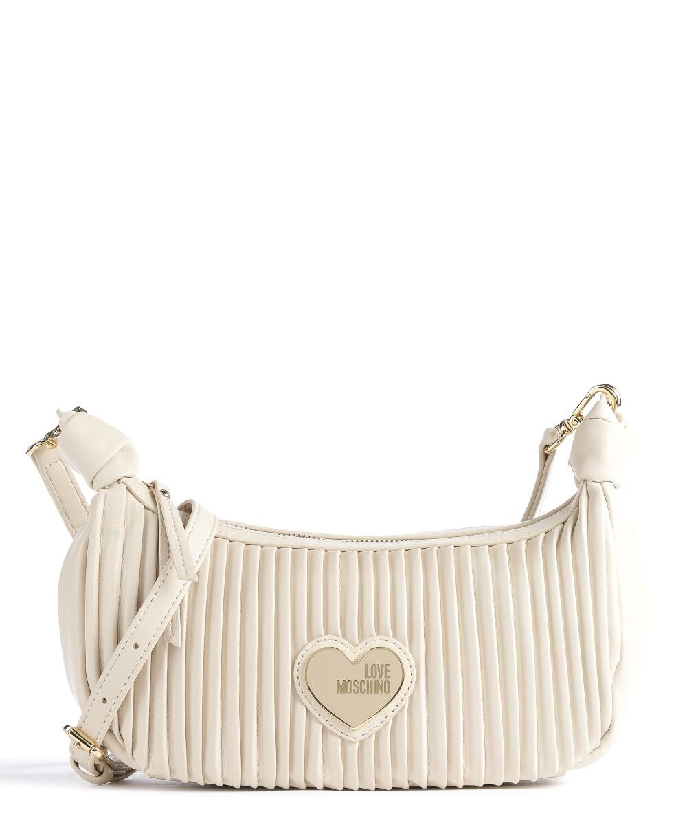 

Плиссированная сумка через плечо из искусственной кожи Love Moschino, белый