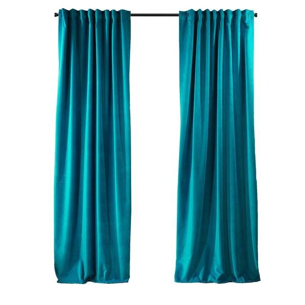

Бархатная штора Puude Home Design 140245, 25x1x140 см цвет hochglanz nachtblau