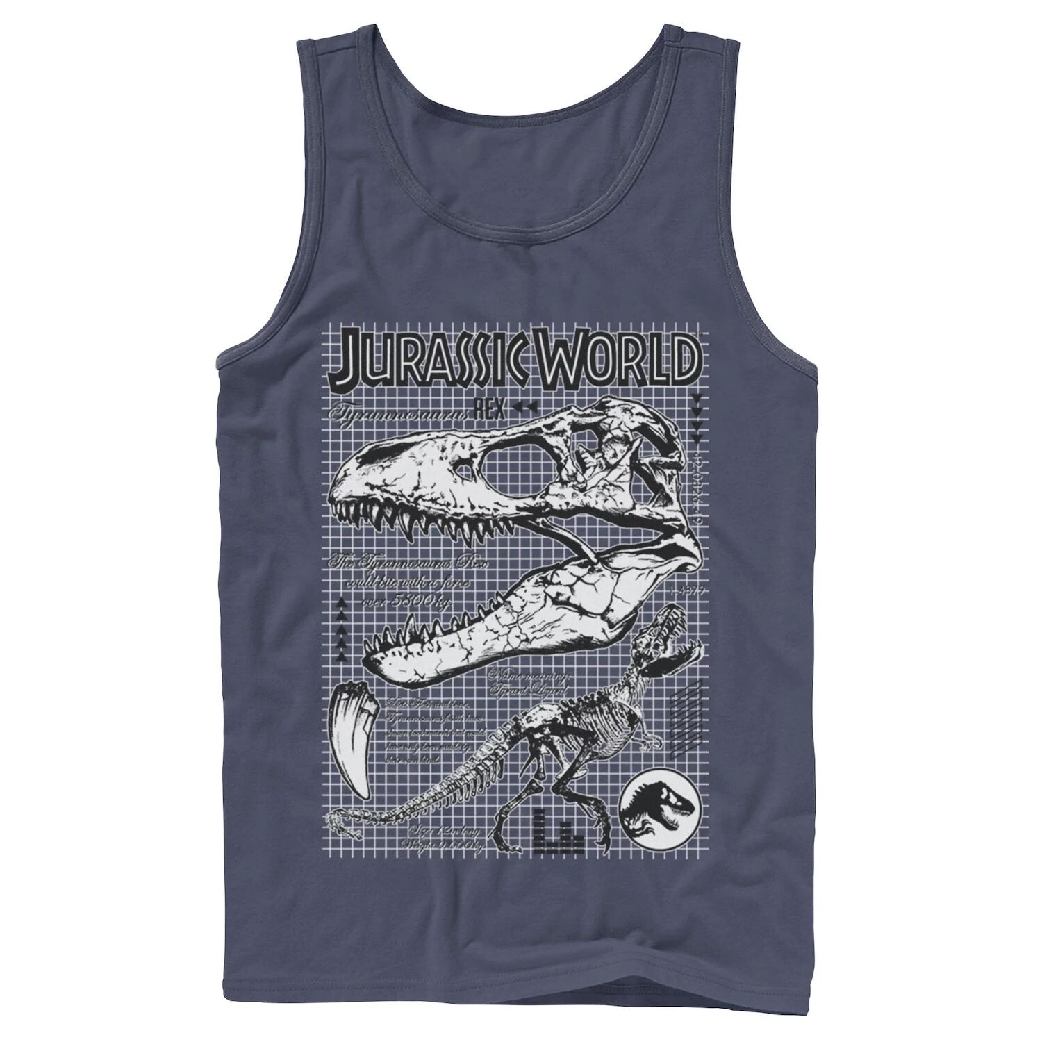 

Мужская майка с изображением двух костей тираннозавра «Мир Юрского периода» Jurassic World