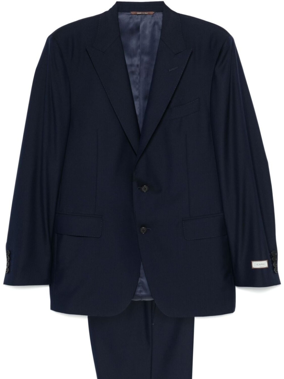 

Canali шерстяной костюм, синий
