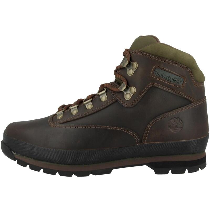 цена Euro Hiker Кожаные мужские ботинки на шнуровке TIMBERLAND, цвет braun