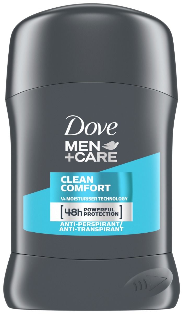 Антиперспирант для мужчин Dove Men+Care Clean Comfort, 50 мл уходовой душ clean comfort 3в1 250 мл dove men care