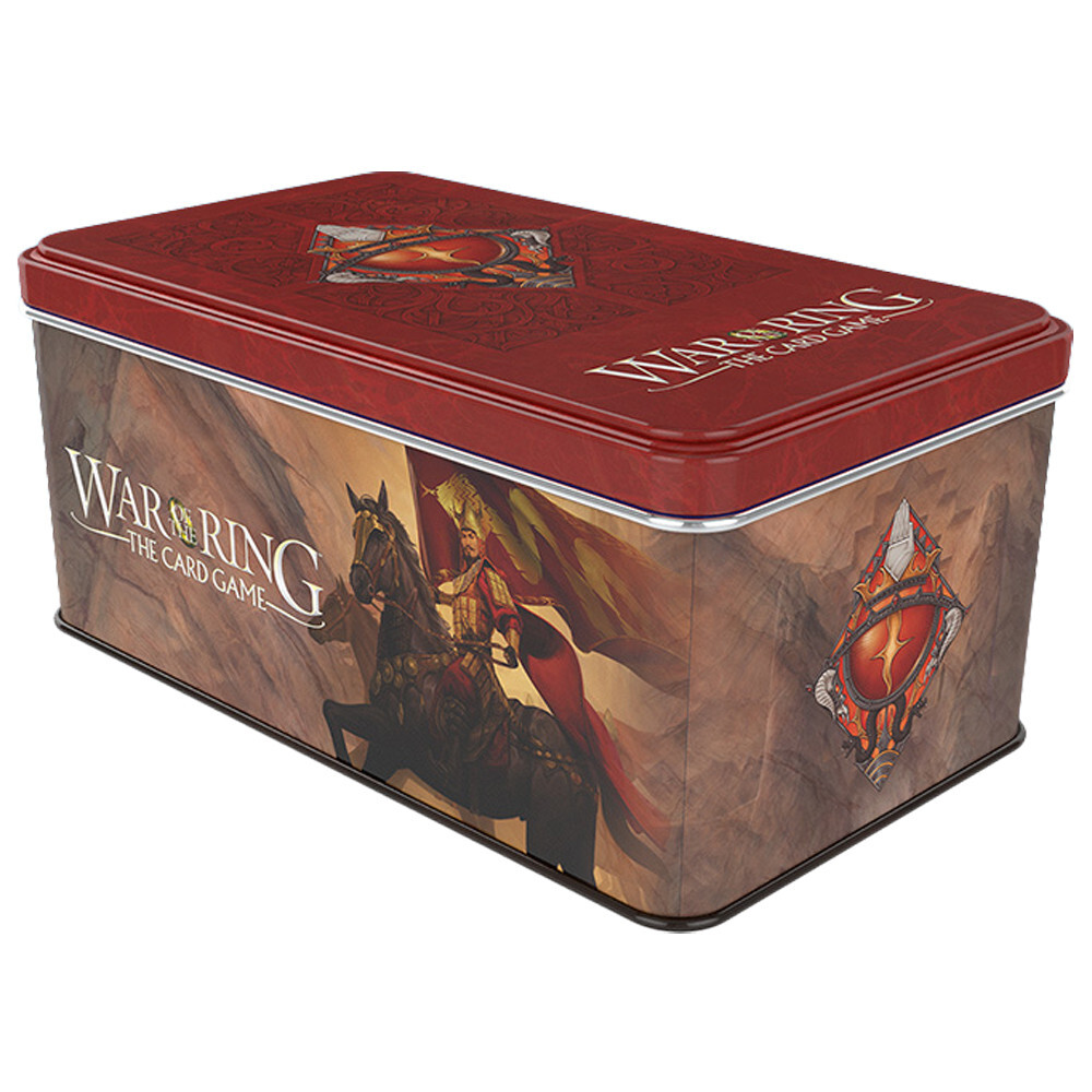 

Аксессуары Ares Games War of the Ring: The Card Game - Shadow Card Box & Sleeves (Red Bannerman Version)