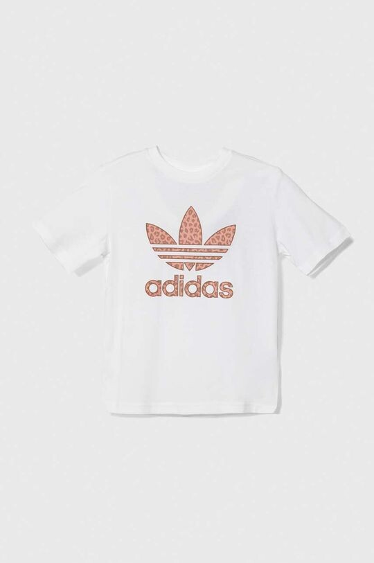 

Детская хлопковая футболка adidas Originals, белый