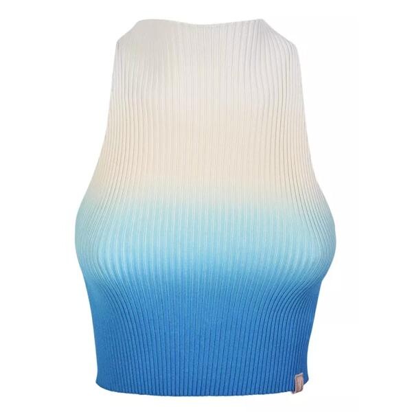 

Футболка ribbed top Ssheena, мультиколор