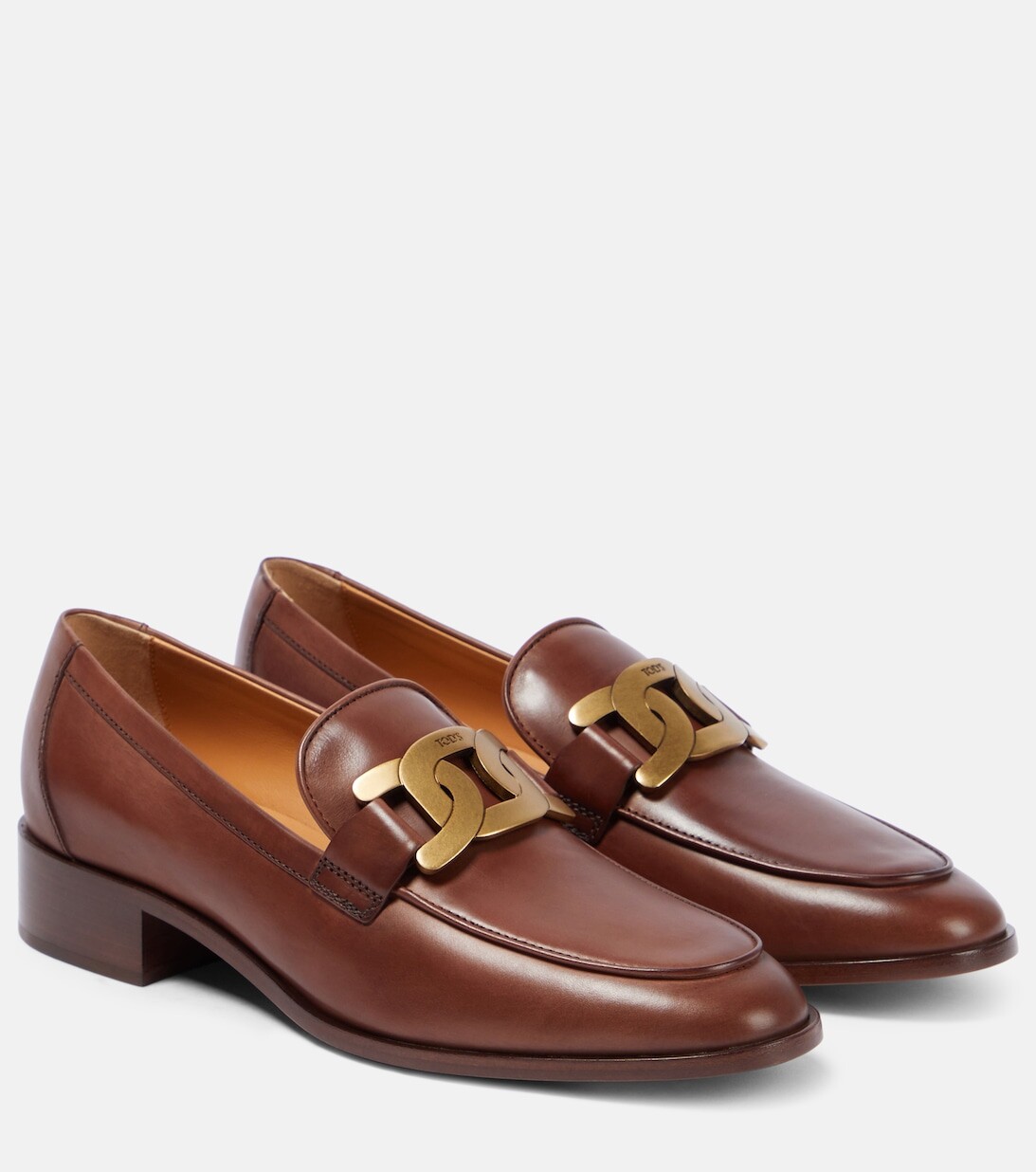 

Кожаные лоферы Tod's, коричневый