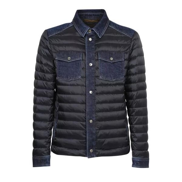 

Куртка denim quilted jacket Moorer, черный