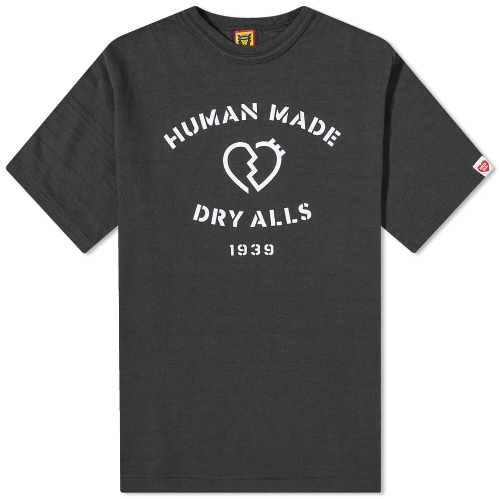 

Футболка с логотипом в стиле милитари Human Made, черный