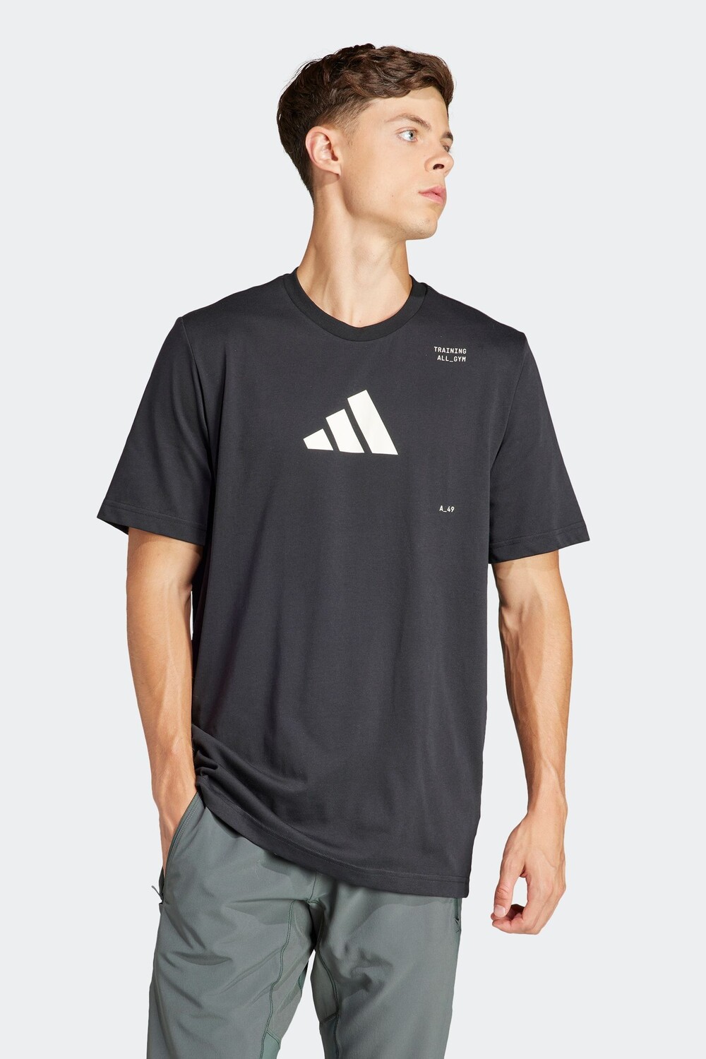 

Футболка с рисунком All Gym Adidas, черный
