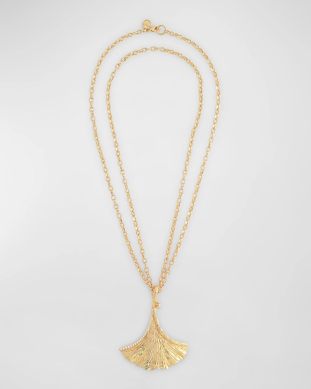 

Ожерелье с подвеской из гинкго Anabel Aram Jewelry, цвет Gold