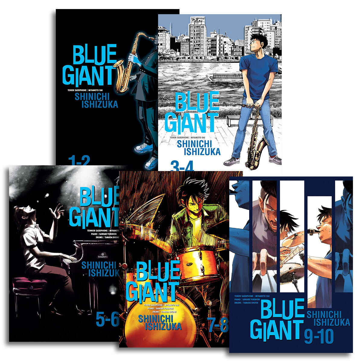 

Манга Blue Giant Manga Omnibus (1-5) Bundle