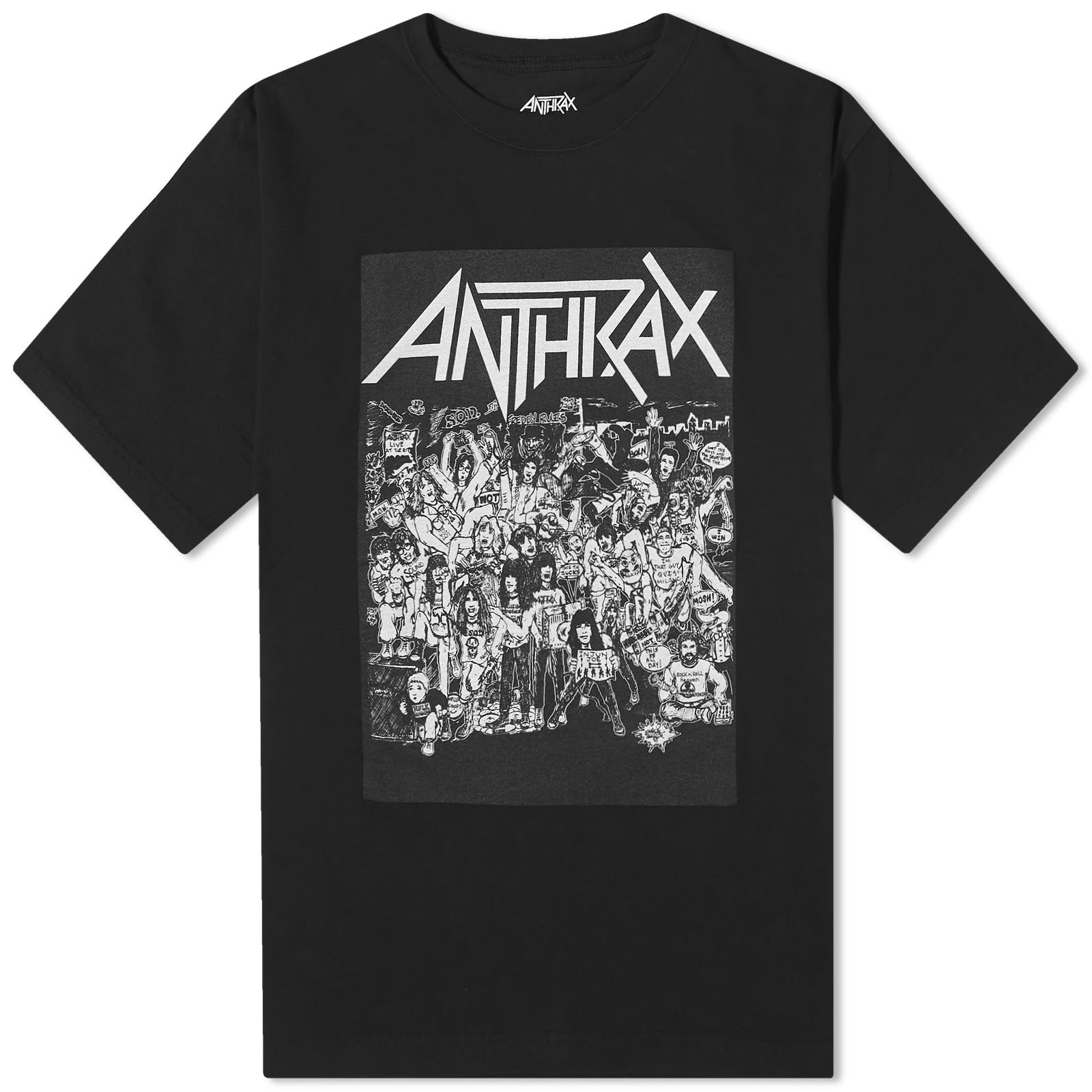 

Футболка Neighborhood Anthrax No Frills, черный