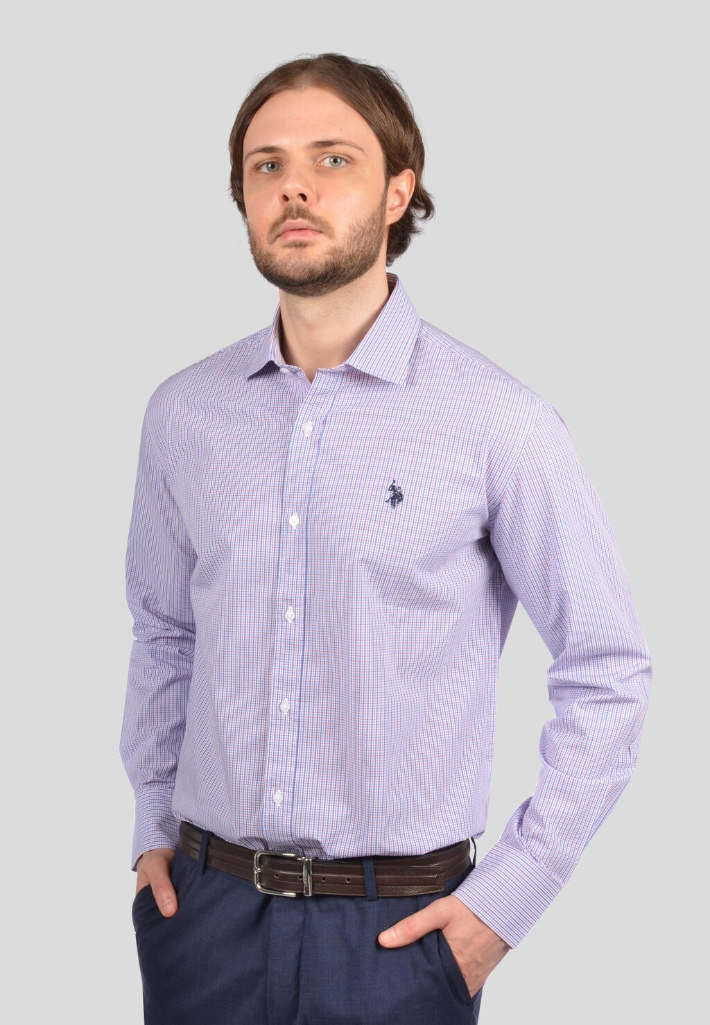 

Рубашка U.S. Polo Assn., цвет purple