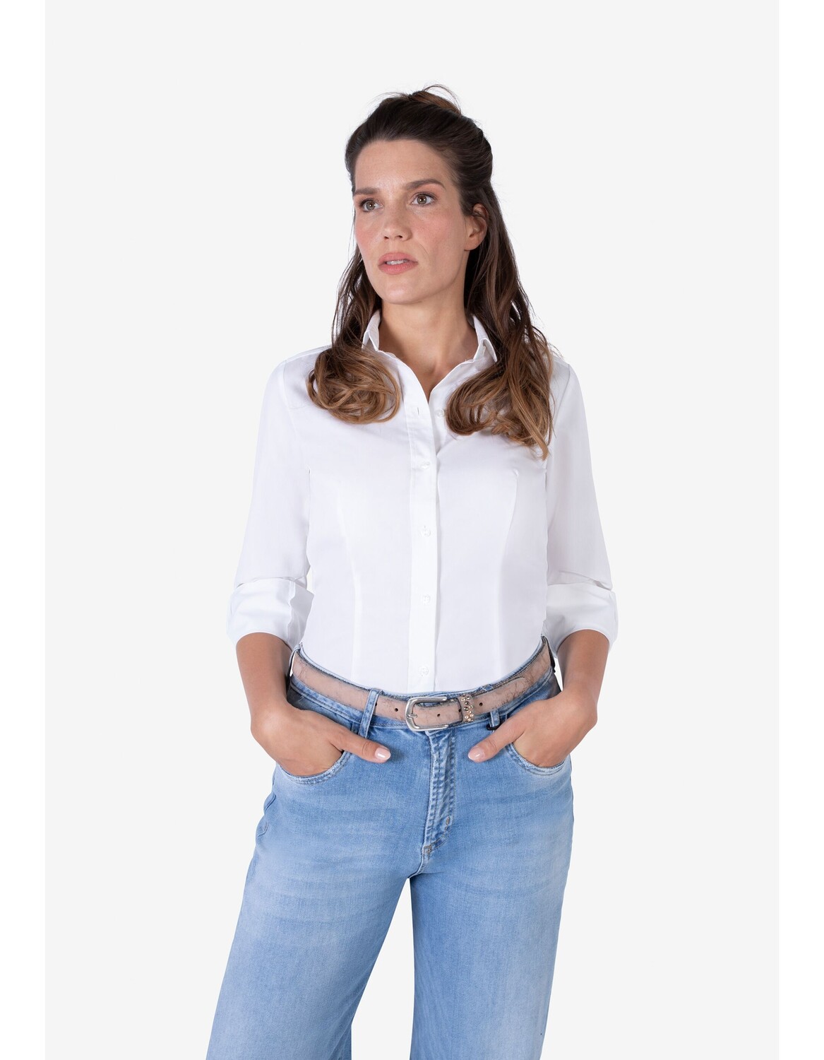 

Ремень b.belt Leder Tia Crystal, цвет pergament weiß