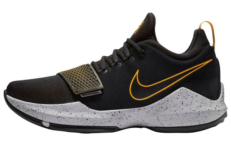 

Кроссовки Nike PG 1 черные университетские золотые
