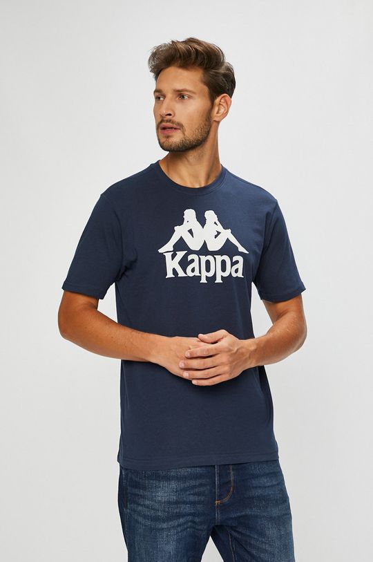 Каппа - футболка Kappa, темно-синий kappa футболка для девочек kappa размер 140