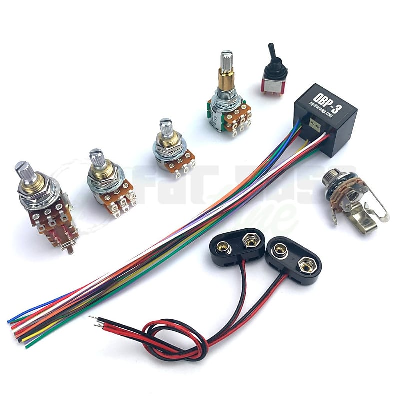 Басс гитара Aguilar OBP-3 Custom 3 Band Bass Preamp Kit for 2 Pickup - 4 Knob & 1 Switch Configuration