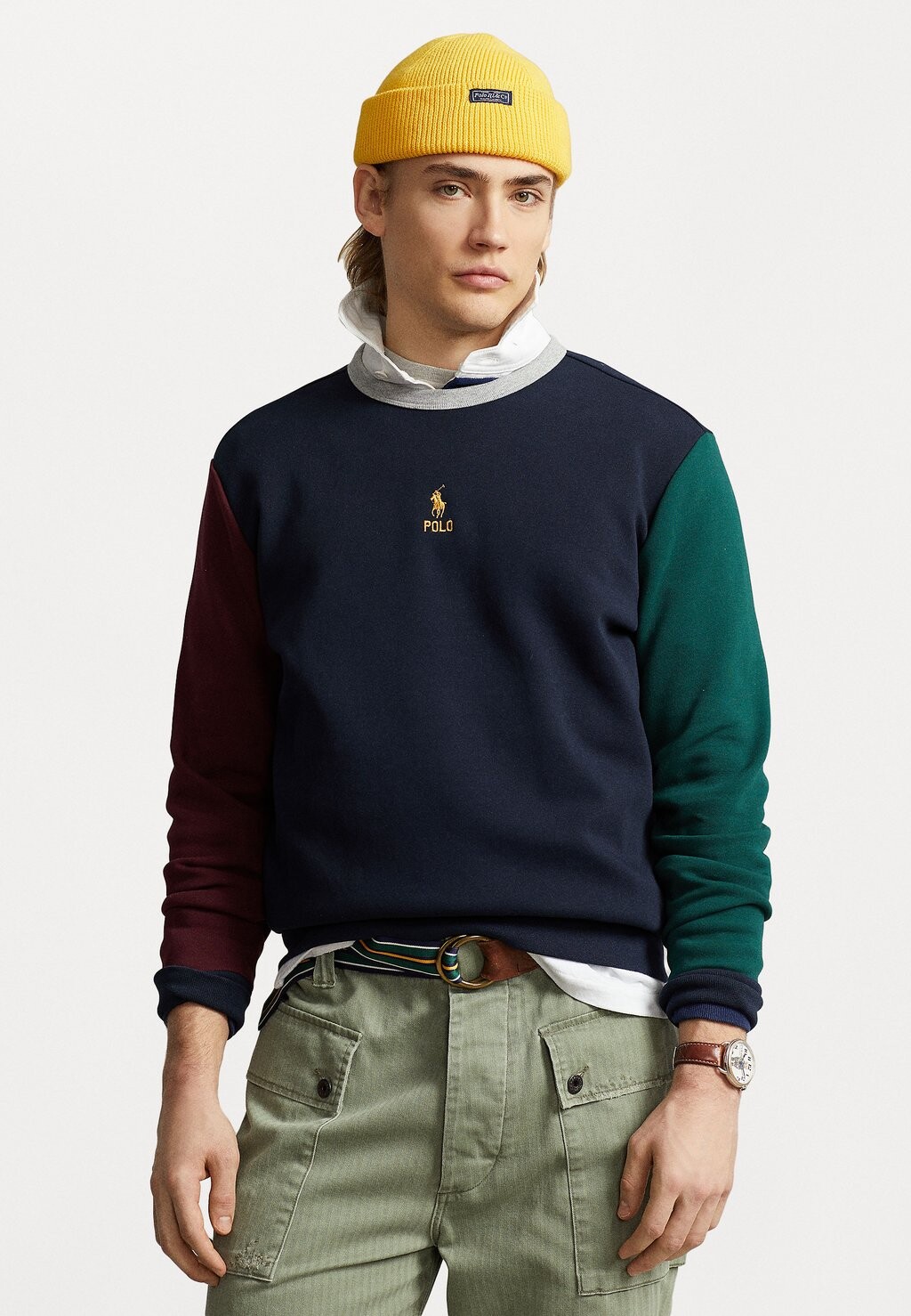 

Футболка с длинными рукавами LONG SLEEVE Polo Ralph Lauren, авиатор темно-синий мульти