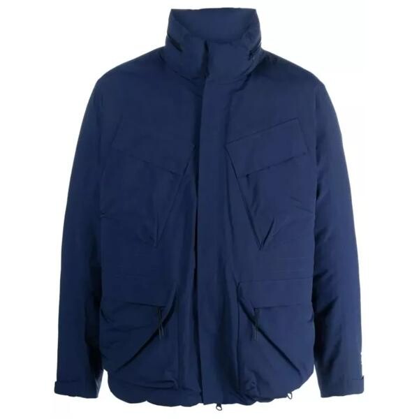 

Куртка logo-print cargo-pocket jacket Cp Company, синий