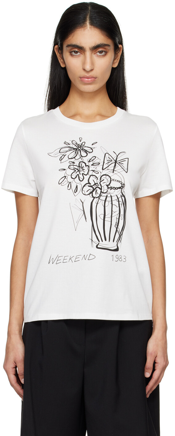 

Белая футболка Нерви Weekend Max Mara