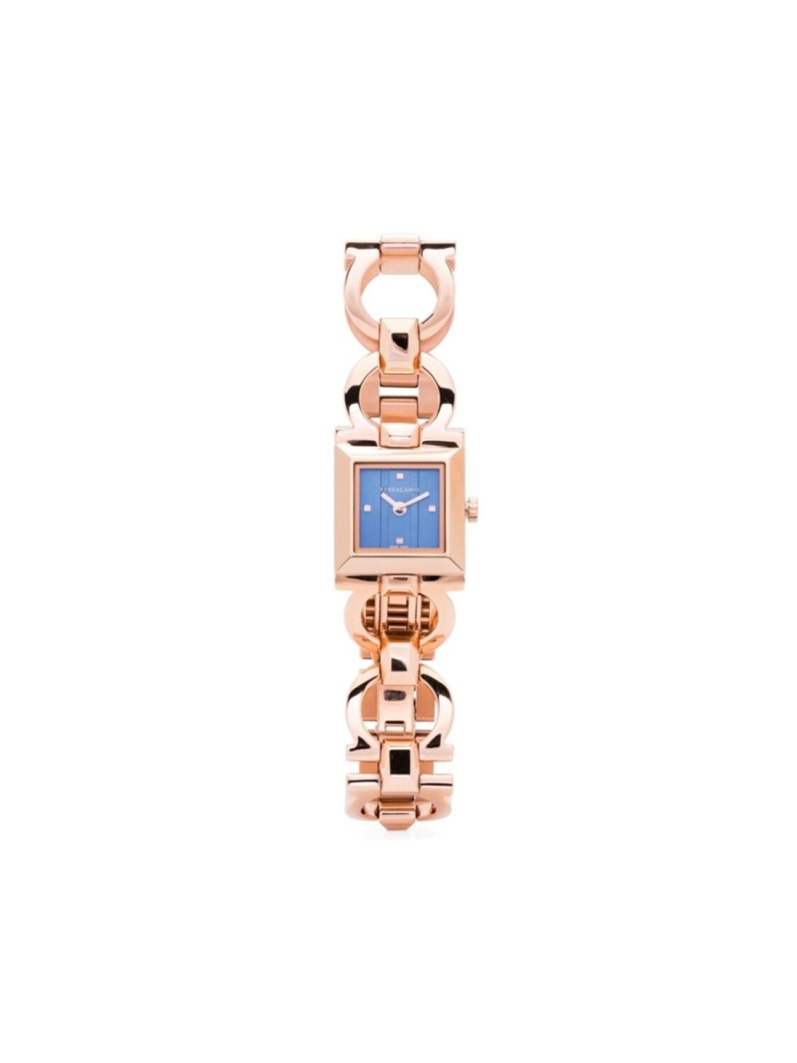 

Наручные часы Double Gancini 19.20 мм Ferragamo, синий