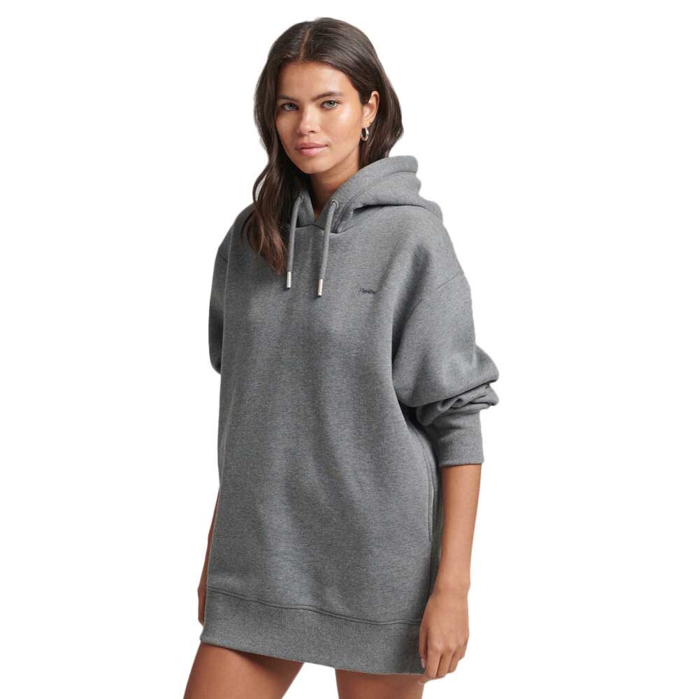 

Платье Superdry Vintage Logo Emb Sweat, серый