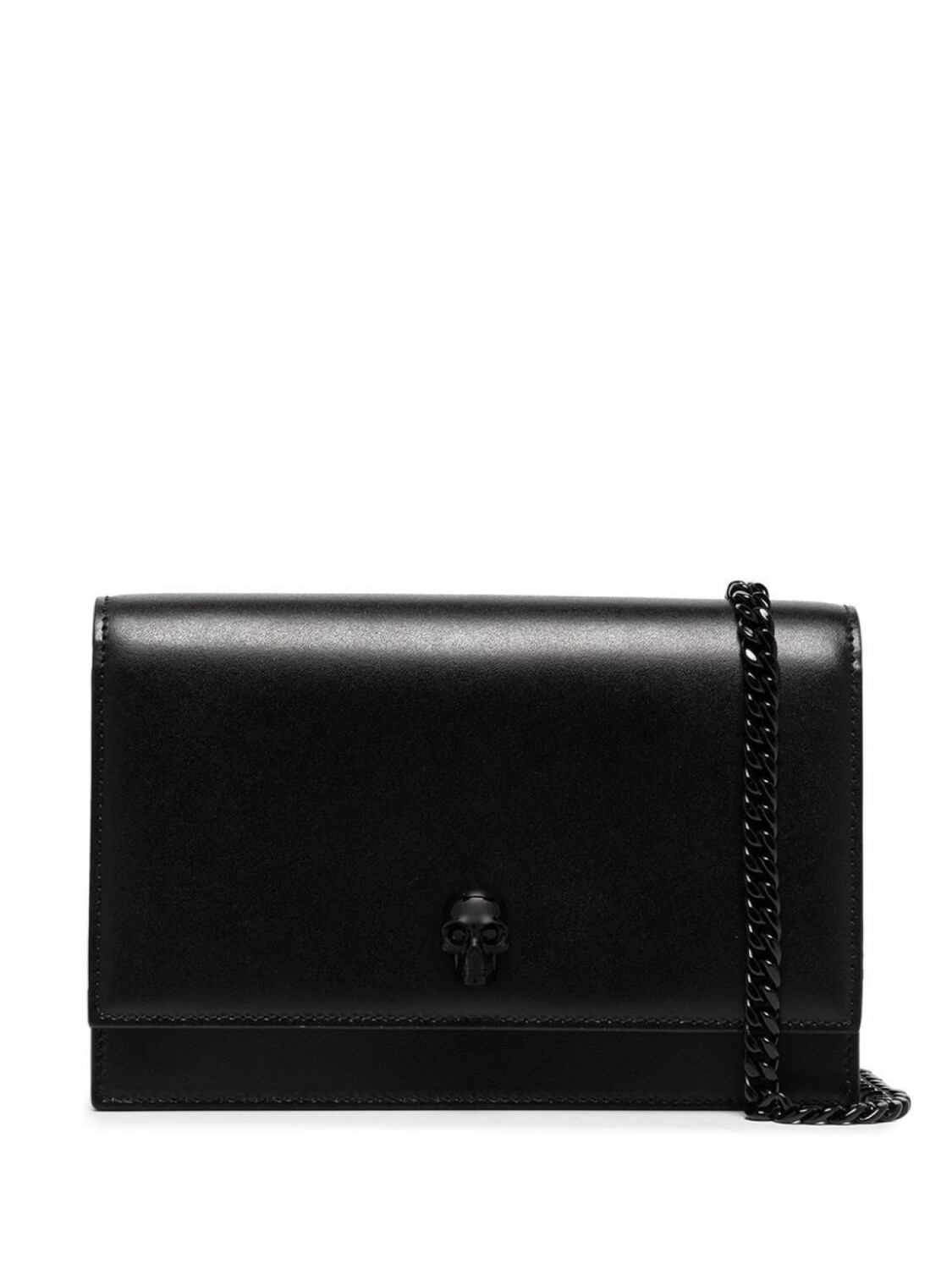 

Alexander McQueen мини-сумка через плечо с декором Skull, черный