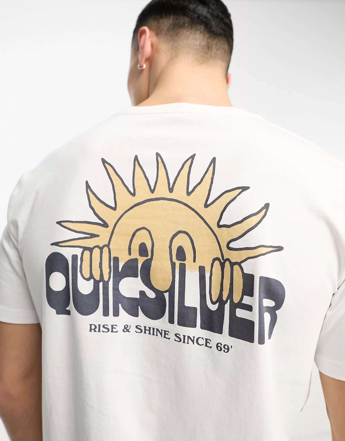 

Белая футболка Quiksilver Rise and Shine