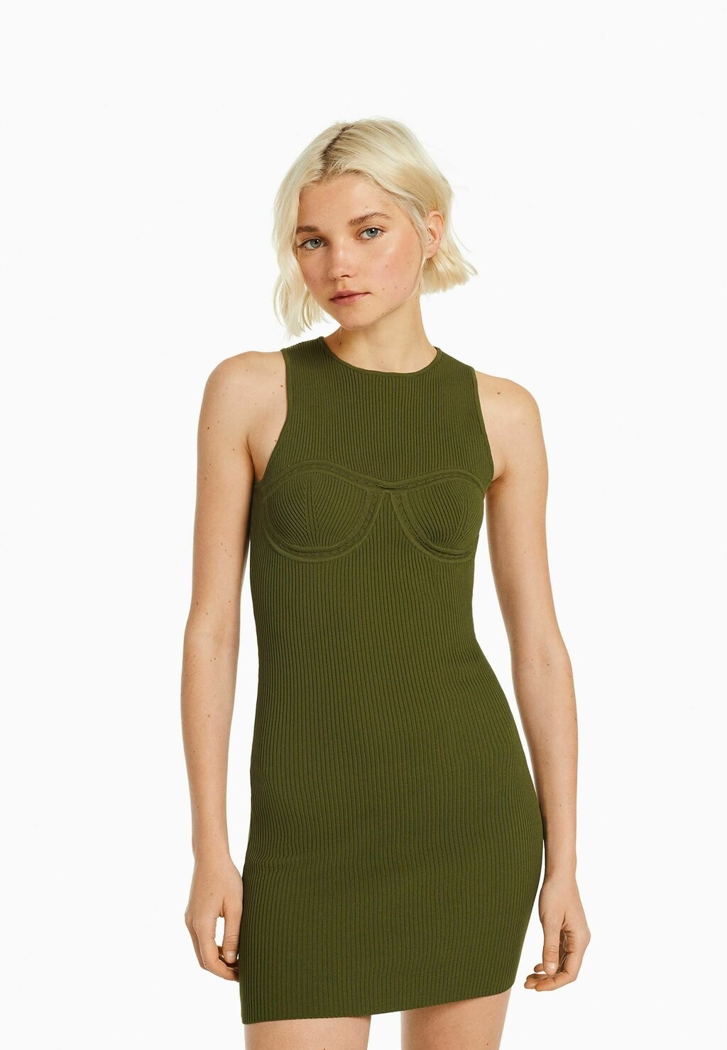 

Трикотажное платье Bershka