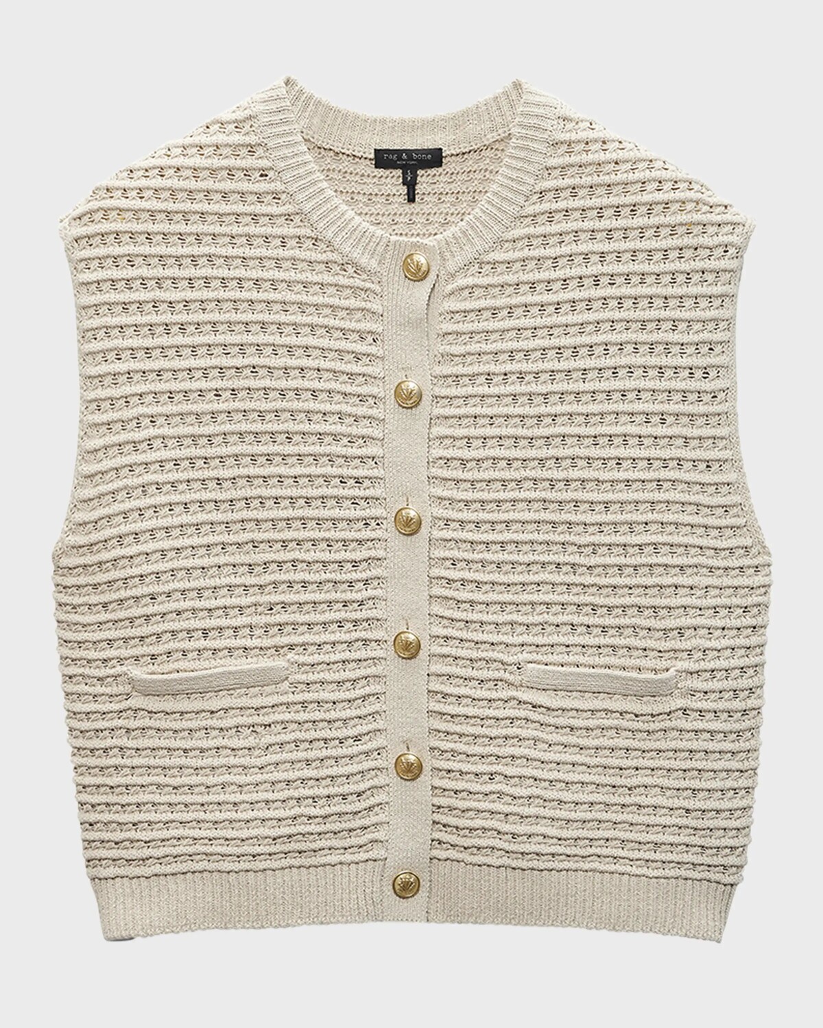 

Вязаный жилет Marlee Rag & Bone, цвет Turtledove