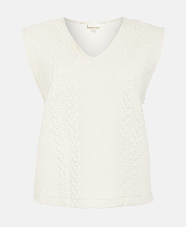 

Пуловер с короткими рукавами Hanro, цвет Wool White