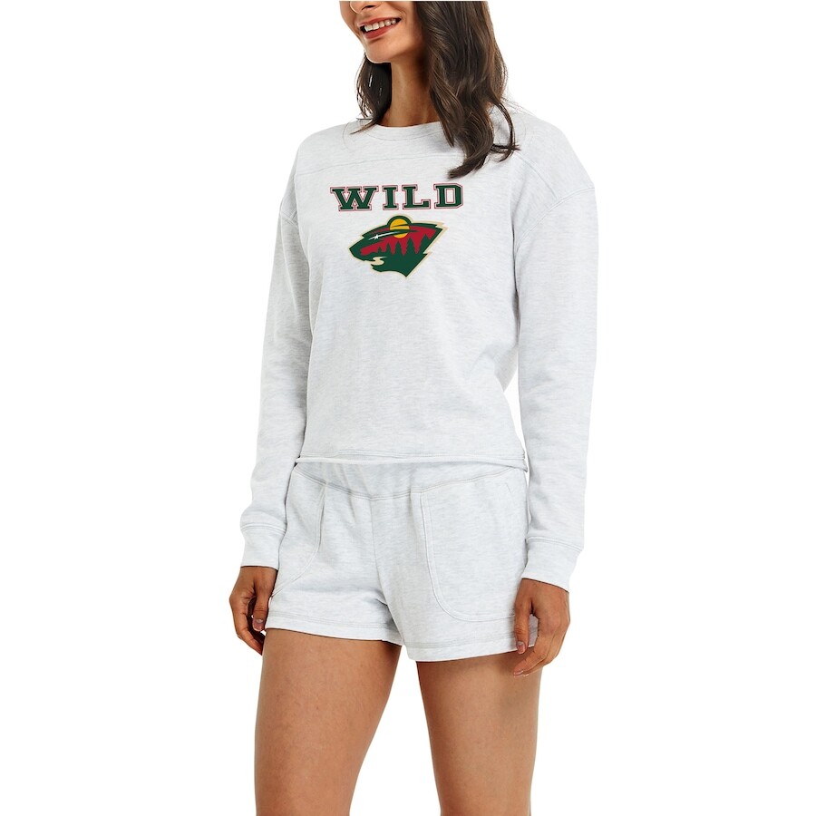 

Пижамный комплект Concepts Sport Minnesota Wild, кремовый