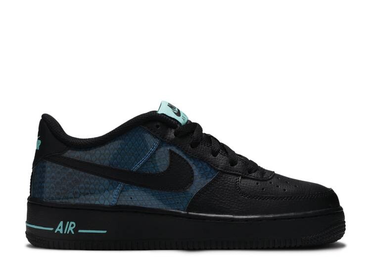

Кроссовки Nike AIR FORCE 1 LOW GS SE 'SNAKESKIN', черный
