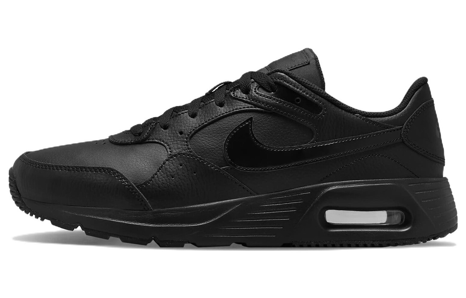 

Кожаные низкие кроссовки Nike Air Max SC, черные