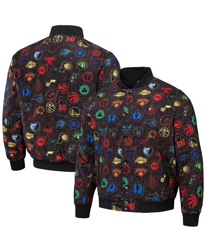 

Мужская куртка на кнопках NBA x Black All Teams Fusion Staple, цвет Black