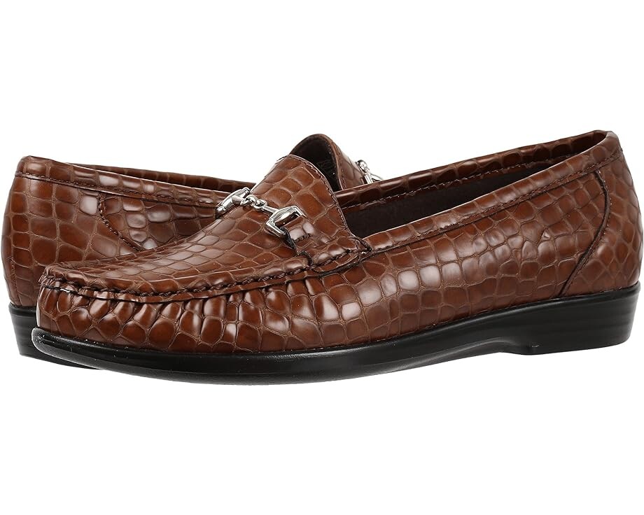 

Лоферы SAS Metro, цвет Cognac Croc