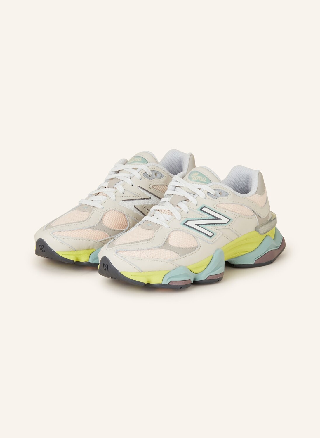 

Кроссовки 9060 New Balance, бежевый